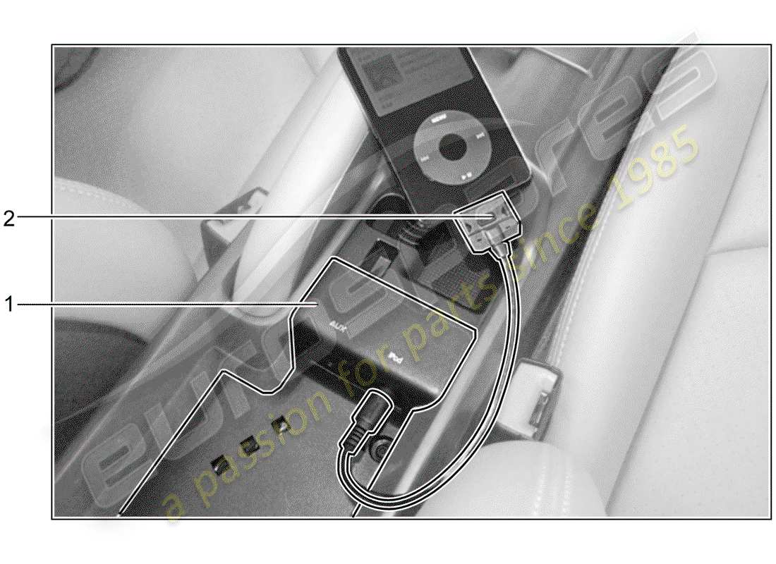 Porsche Tequipment catalogue (1998) MULTIMEDIA INTERFACE Part Diagram