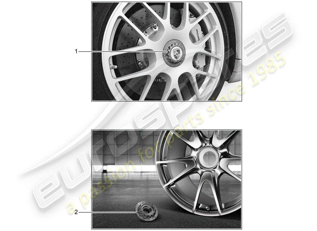 Porsche Tequipment catalogue (2003) CENTRAL LOCKING Part Diagram