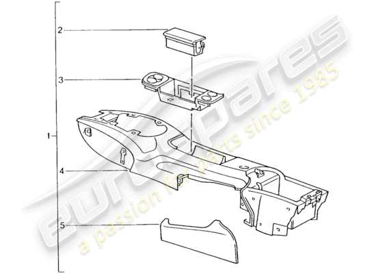 a part diagram from the Porsche Tequipment catalogue (2005) parts catalogue
