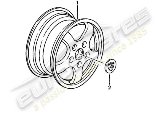 a part diagram from the Porsche Tequipment catalogue (2011) parts catalogue