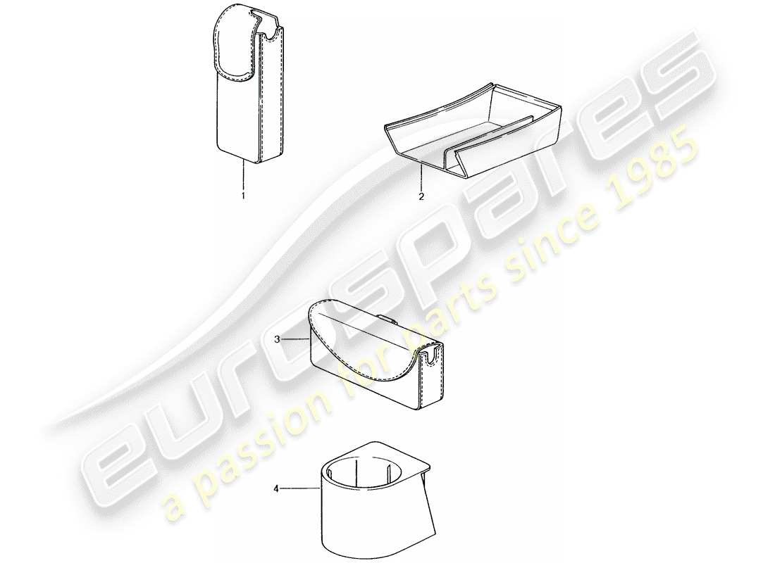 Porsche Tequipment catalogue (2012) STOWAGE BOX Part Diagram