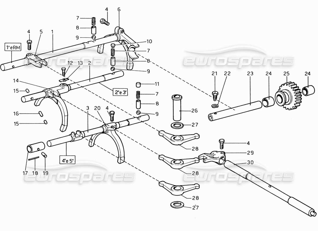 Part diagram containing part number S 2,5x30