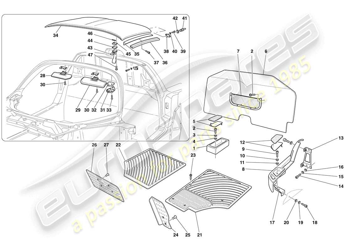 Part diagram containing part number 64323200