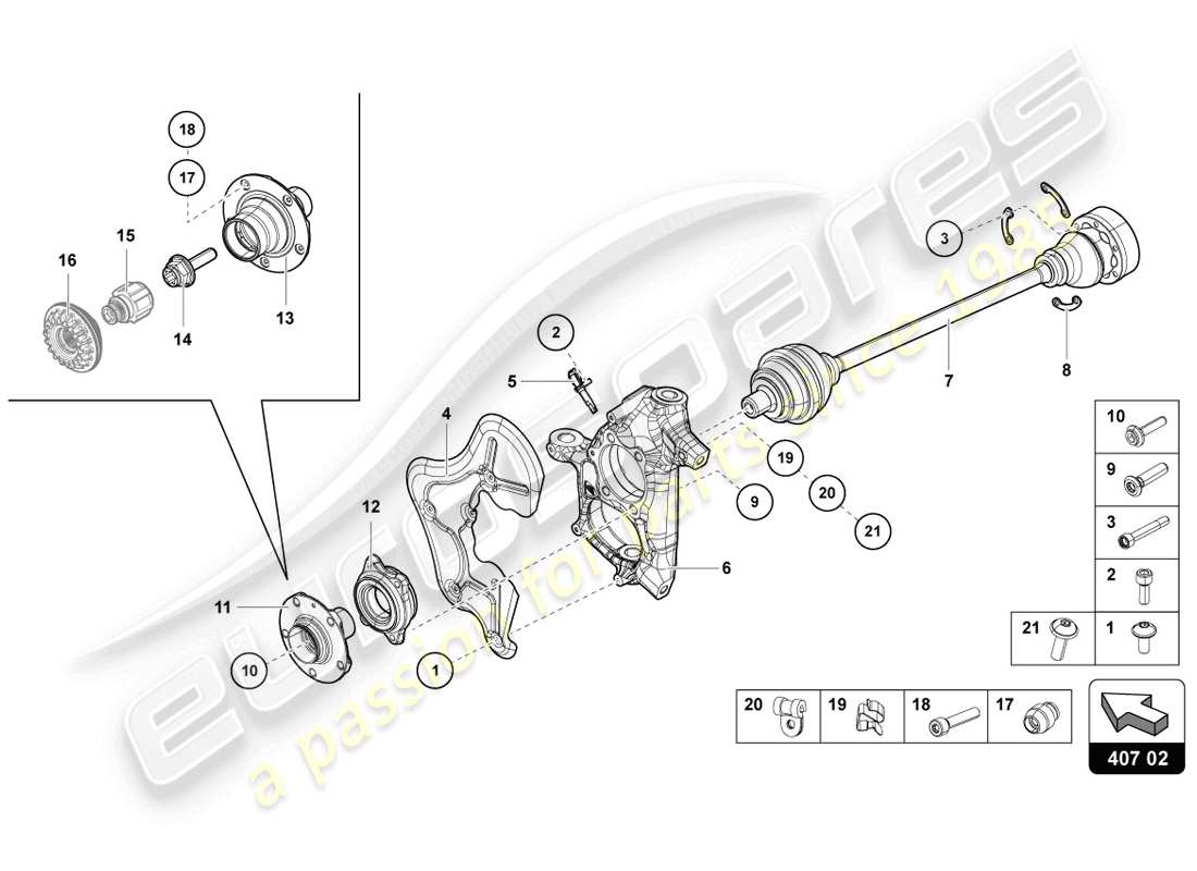 Part diagram containing part number 470407722B