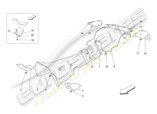 a part diagram from the Maserati GranTurismo (2008) parts catalogue