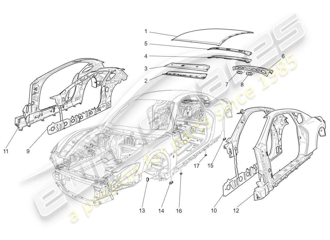 Part diagram containing part number 68285900