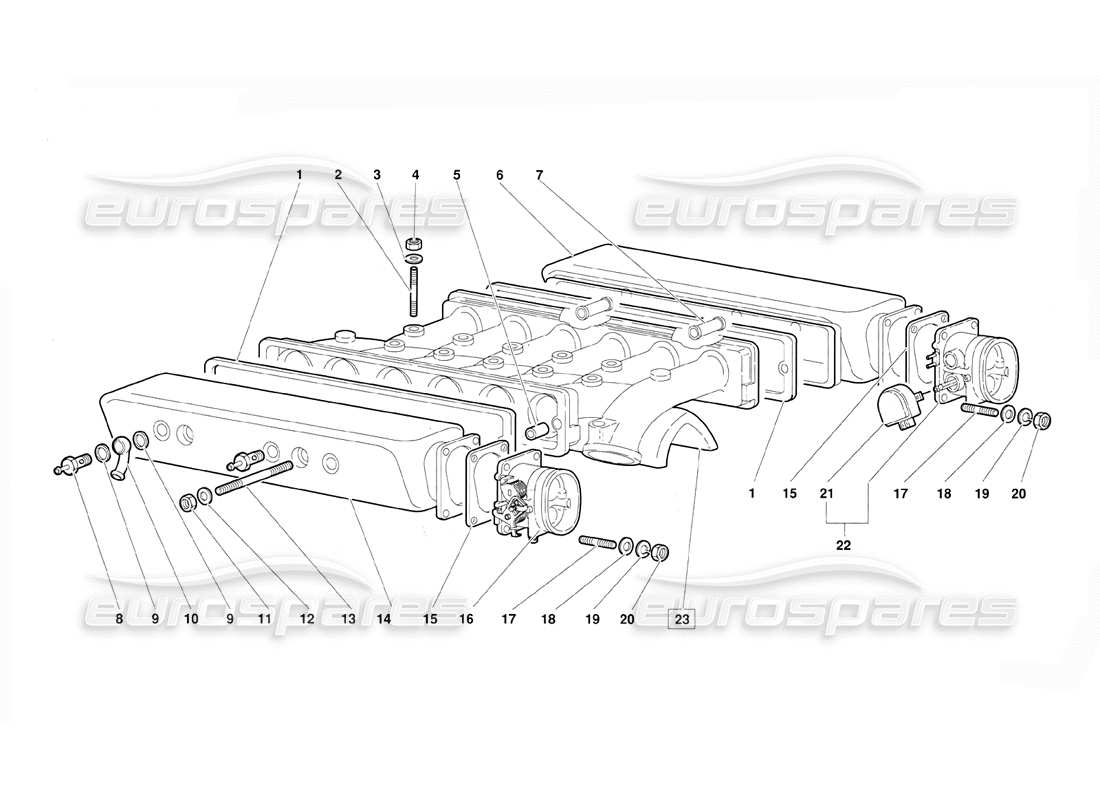 Part diagram containing part number 001322163