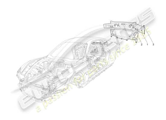 a part diagram from the Maserati GranTurismo (2015) parts catalogue