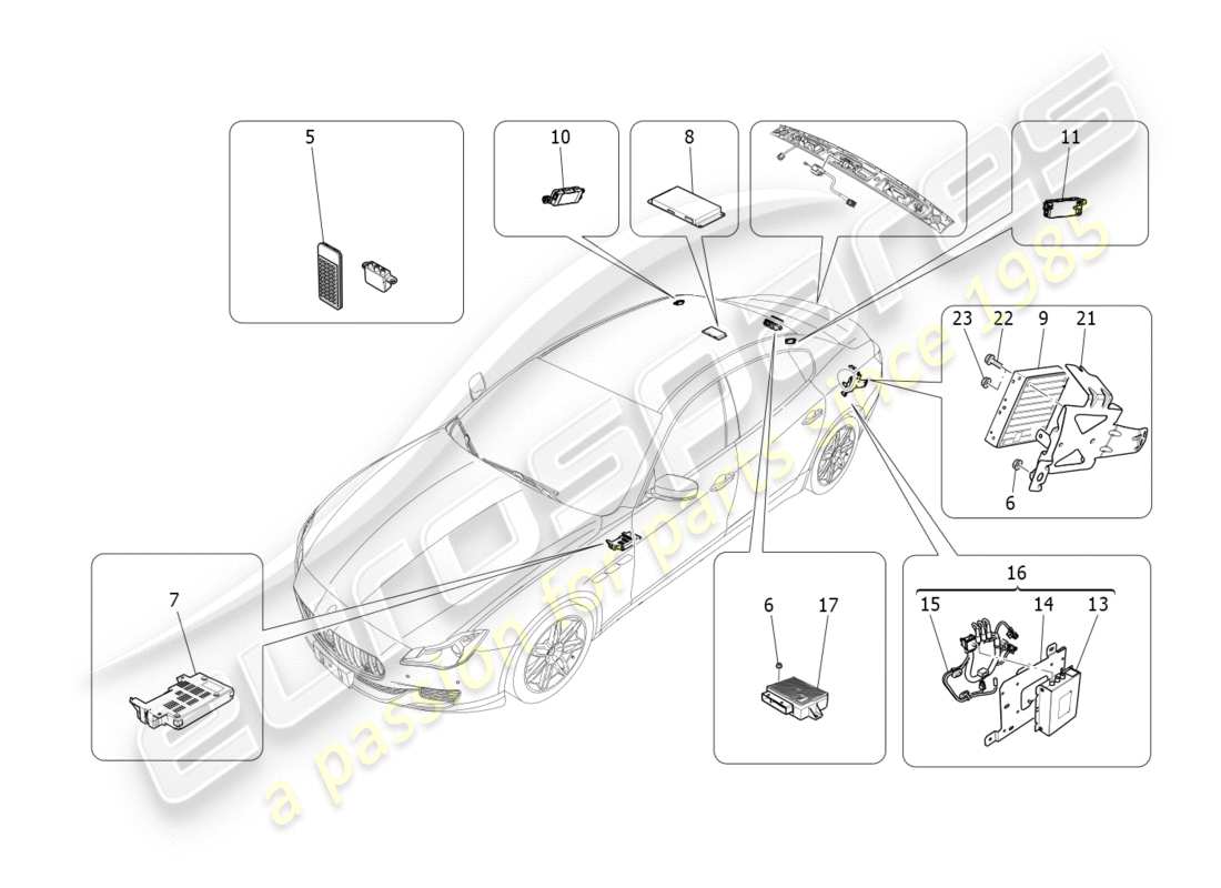 Part diagram containing part number 670038069