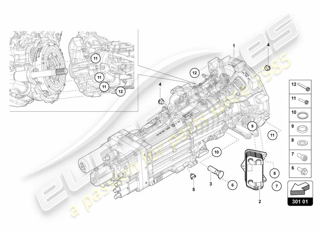 Lamborghini Centenario Coupe (2017) OIL FILTER Part Diagram