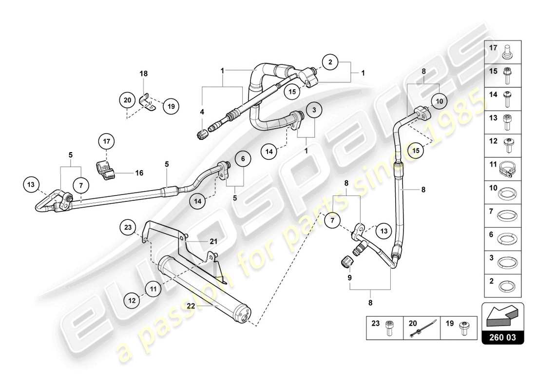 Lamborghini LP700-4 COUPE (2014) AIR Part Diagram