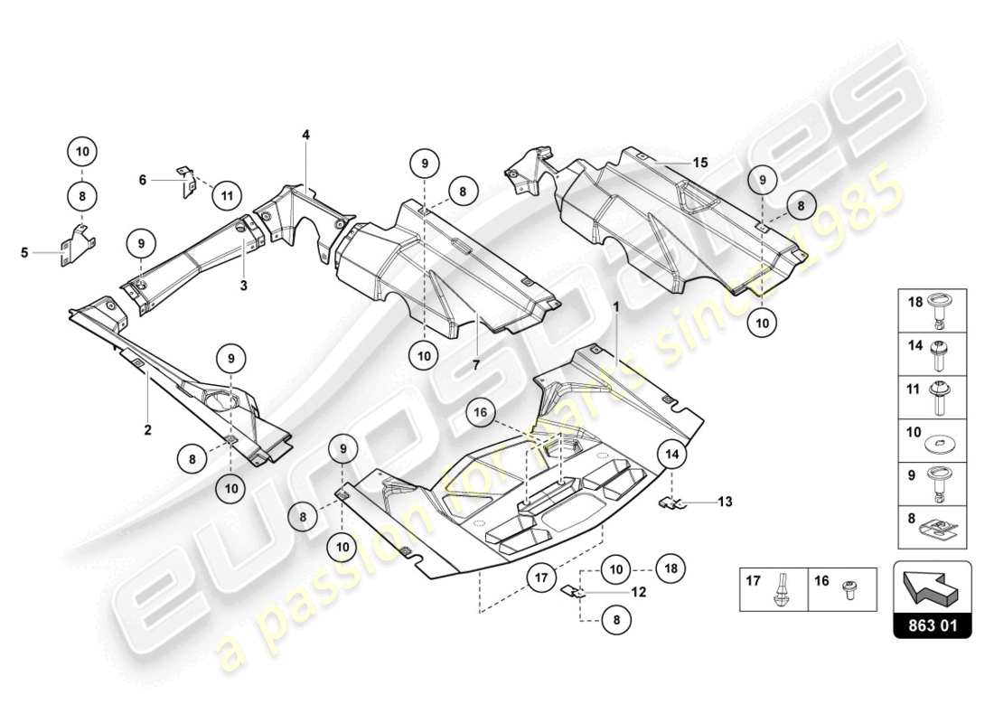 Lamborghini LP720-4 Roadster 50 (2015) COVERS Part Diagram