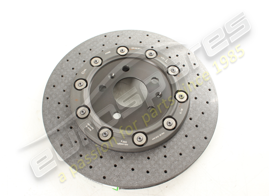 NEW Lamborghini BRAKE DISK CERAMIC CCP. PART NUMBER 420615601L (1)