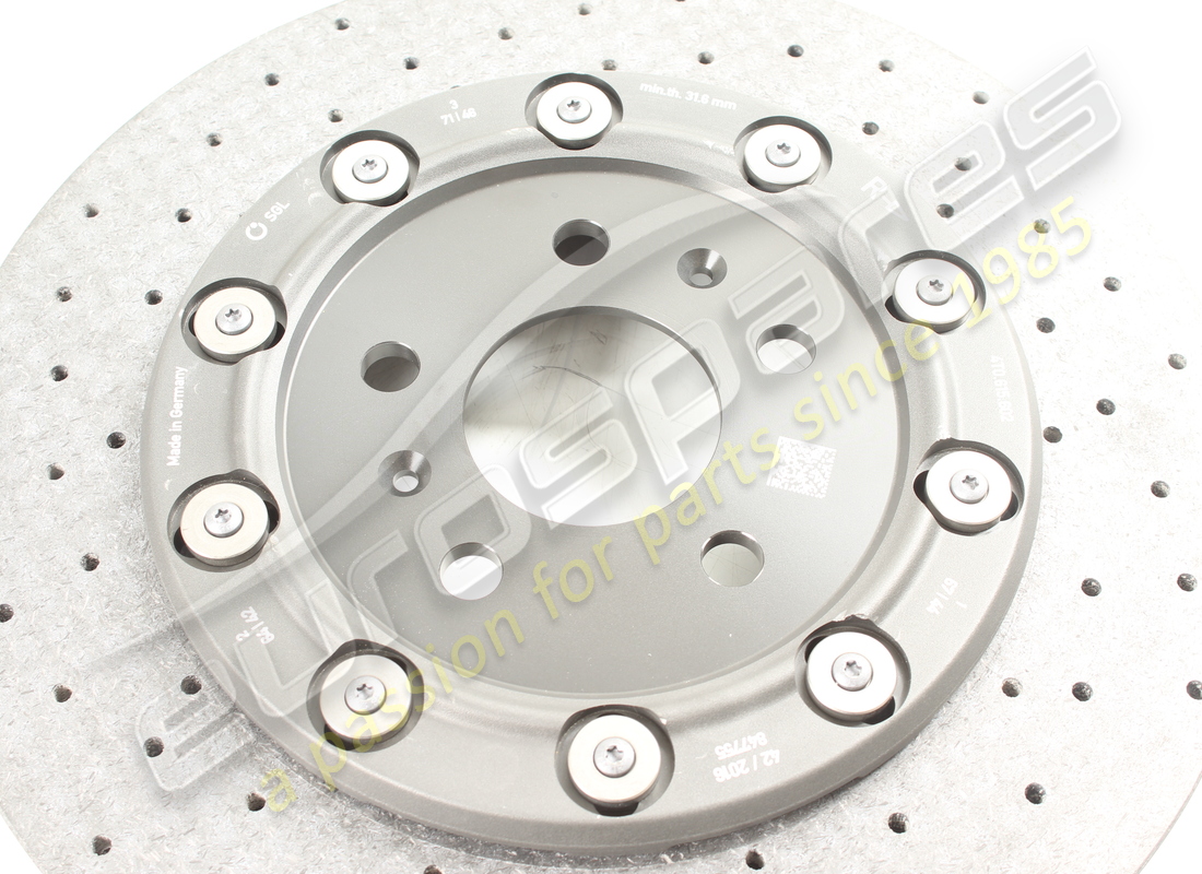 NEW Lamborghini BRAKE DISK CERAMIC CCP. PART NUMBER 420615602F (3)