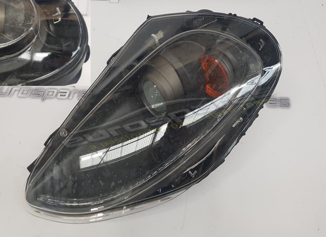 USED Ferrari LH HEADLIGHT LOW/HIGH BEAM CARBON VERSION . PART NUMBER 244289 (1)