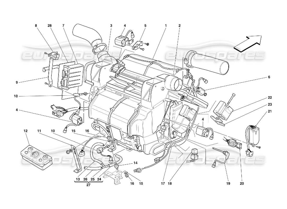 part diagram containing part number 64516400