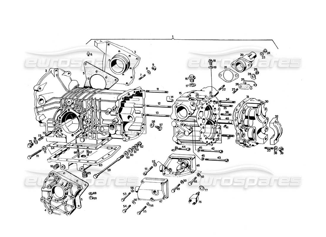 part diagram containing part number bnt 66845