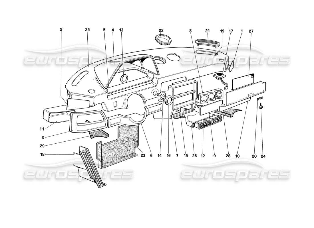 part diagram containing part number 61352500