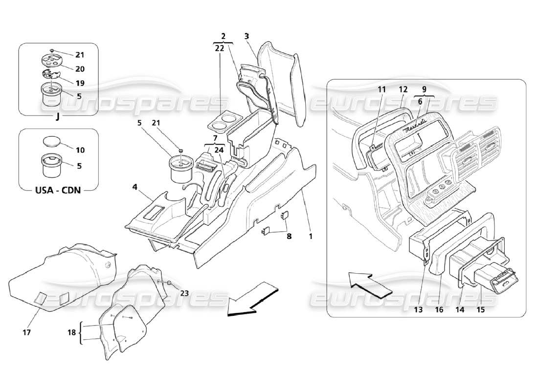 part diagram containing part number 68193800