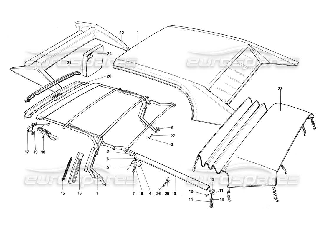 part diagram containing part number 61425200