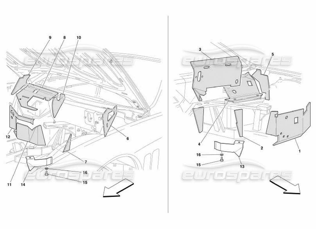 part diagram containing part number 65205300