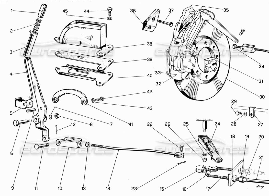 part diagram containing part number mc3105/3