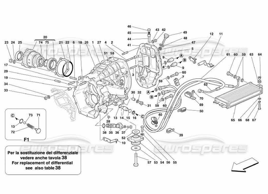 part diagram containing part number 10441501