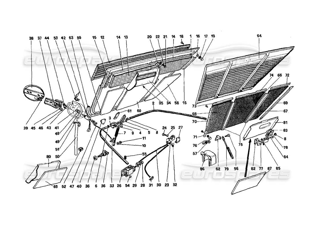 part diagram containing part number 60666400