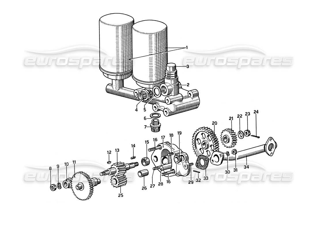 part diagram containing part number 34332