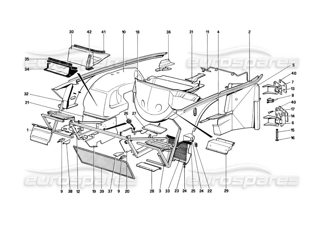 part diagram containing part number 60696500