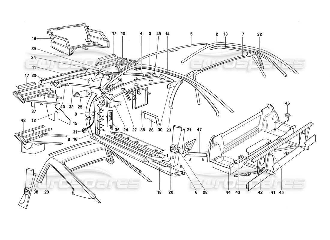 part diagram containing part number 60640200