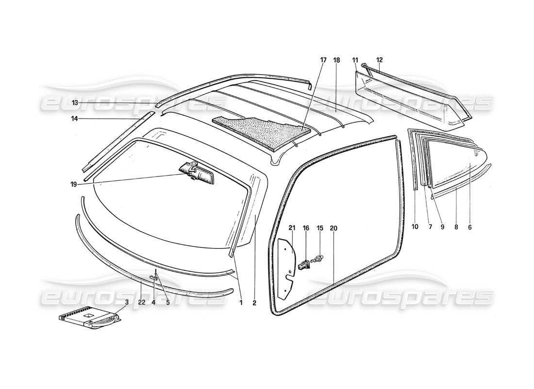 part diagram containing part number 61756500