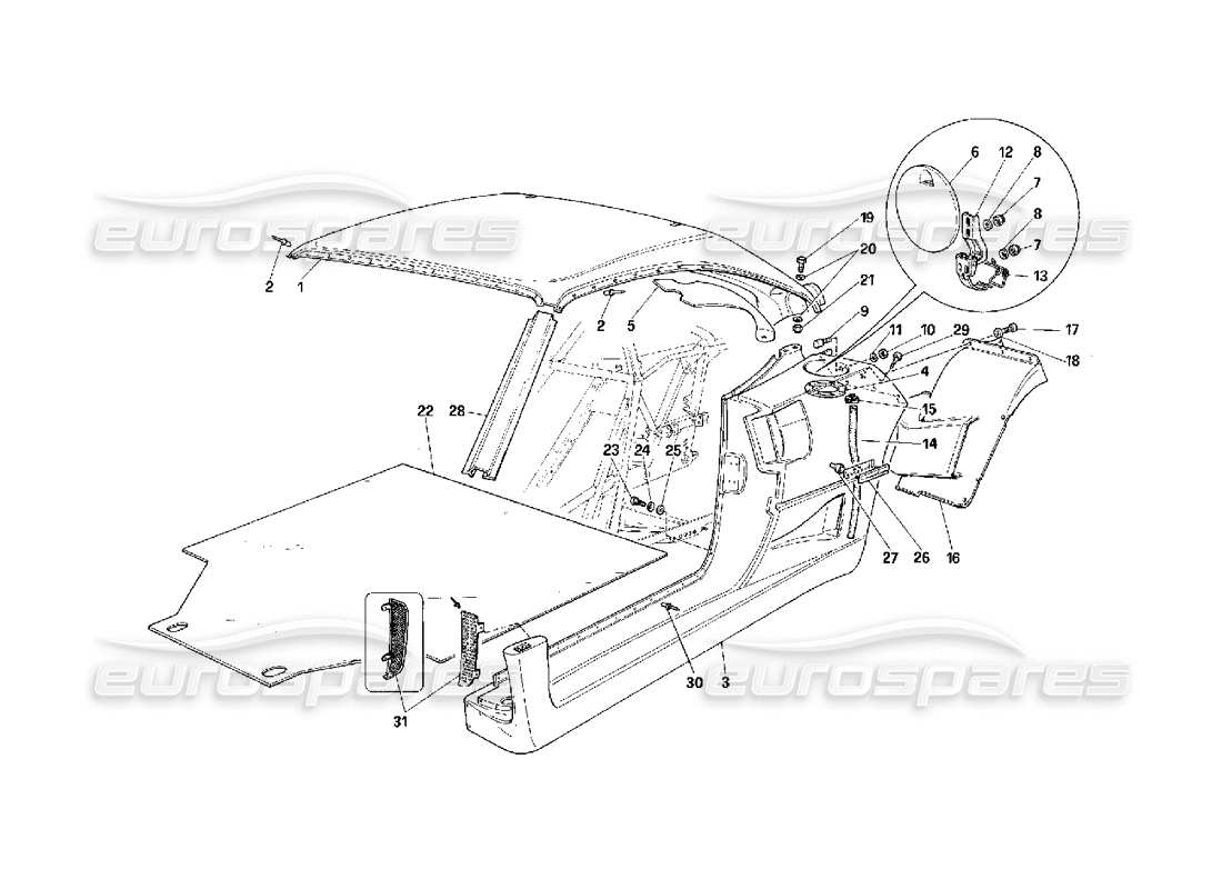 part diagram containing part number 62473500