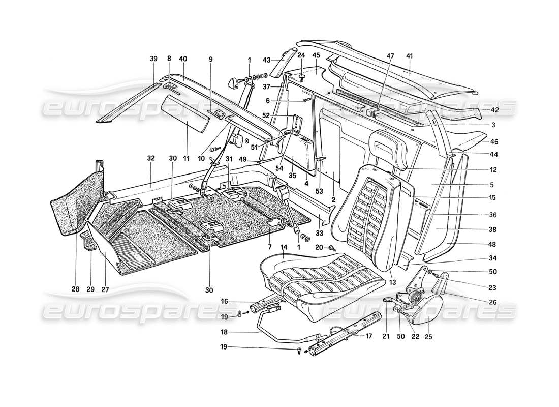 part diagram containing part number 61663200