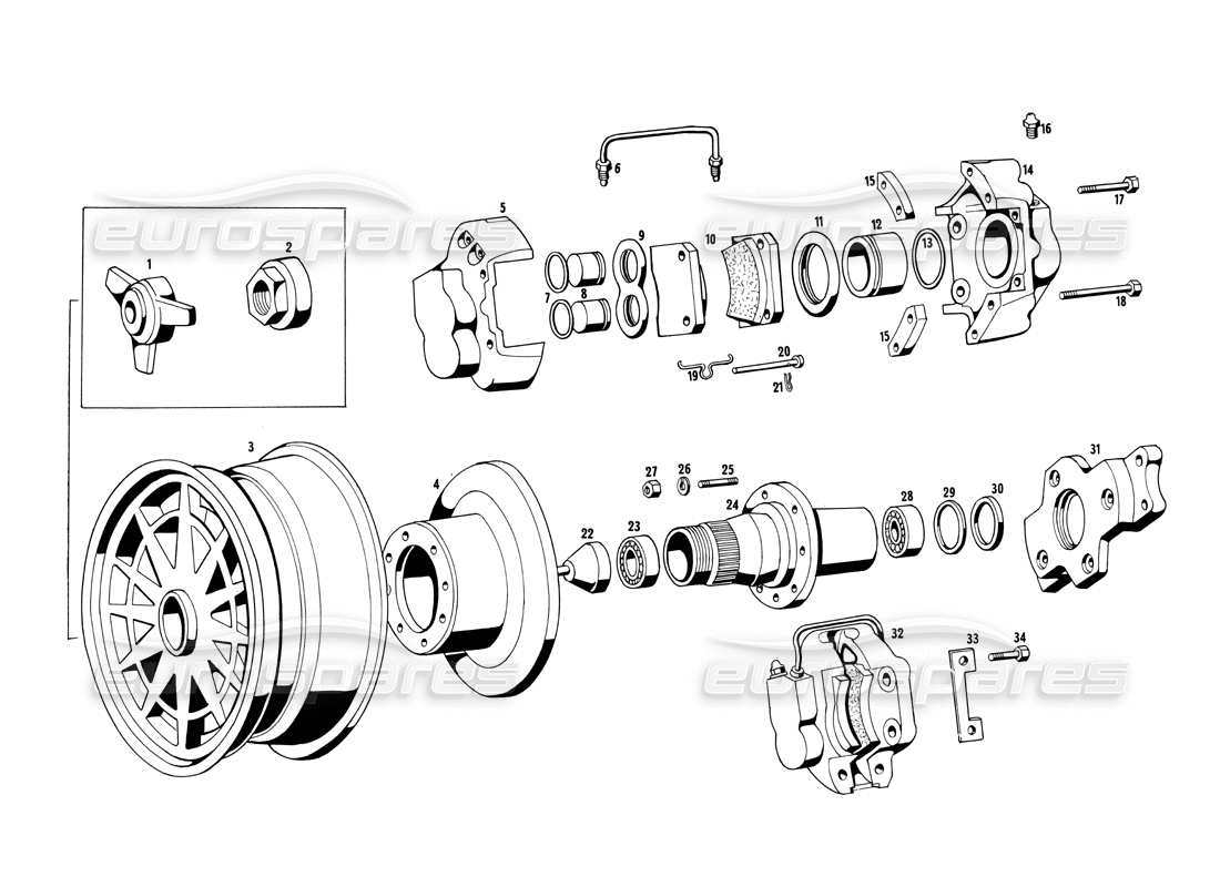 part diagram containing part number rn 33564