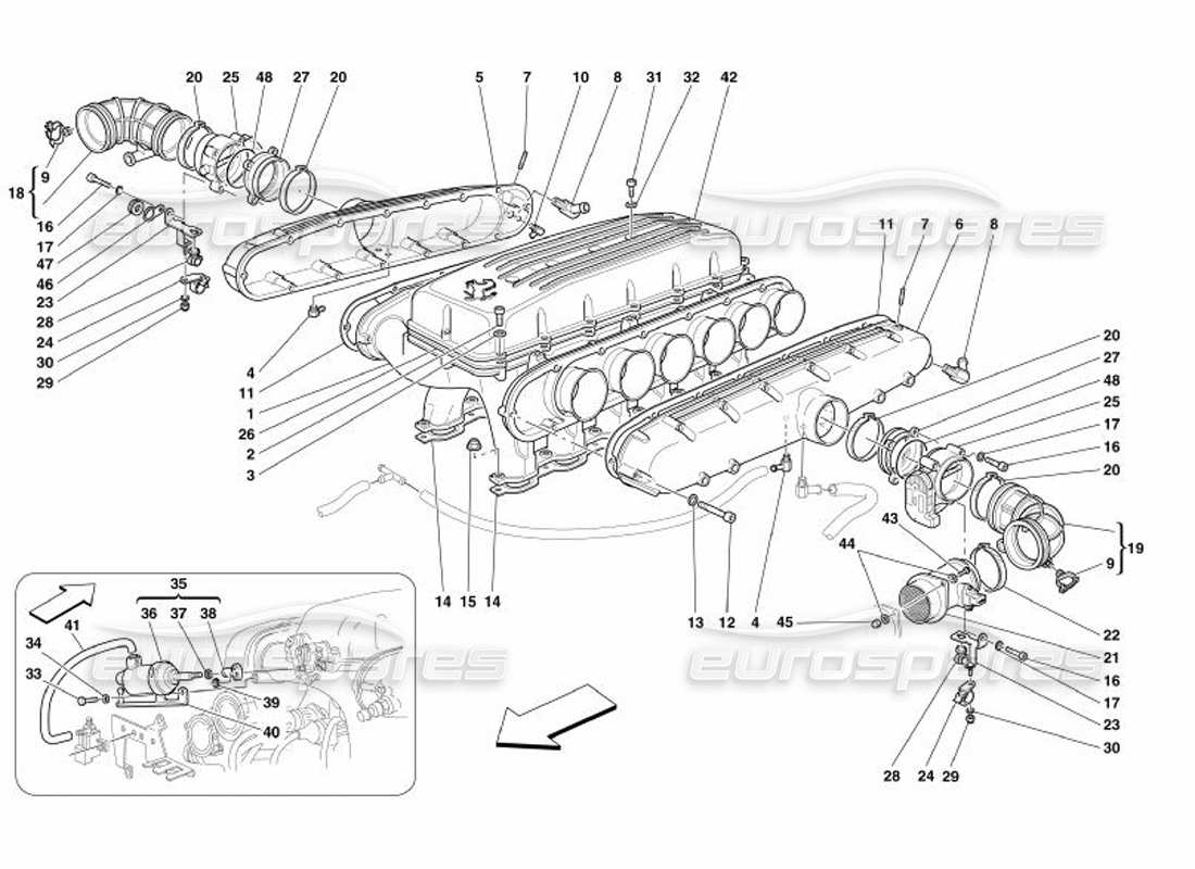 part diagram containing part number 213201