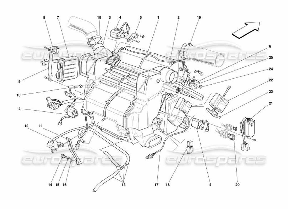 part diagram containing part number 67417100