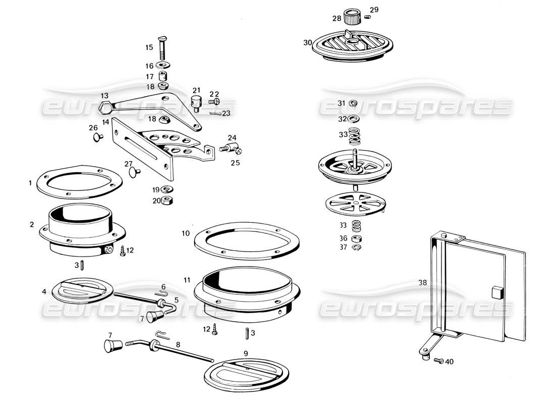 part diagram containing part number 107/a bv 65127