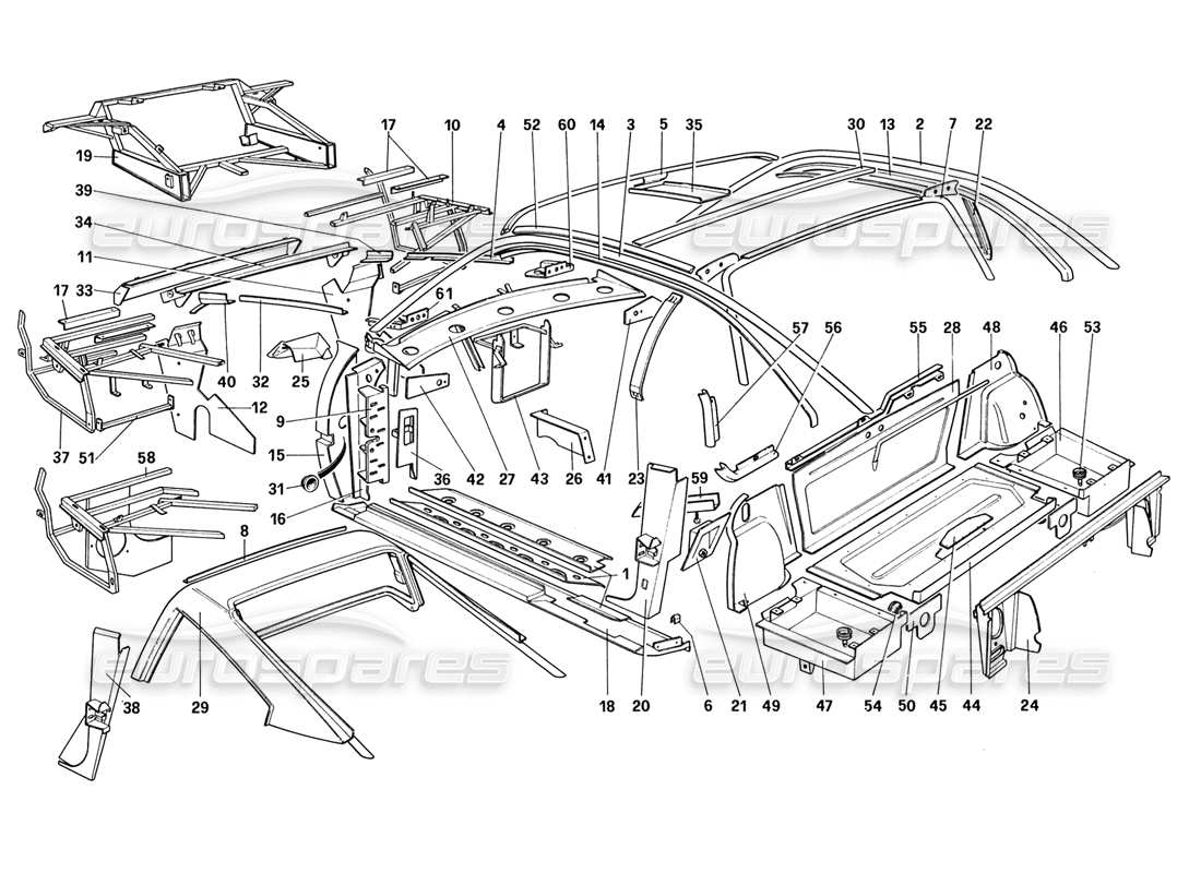 part diagram containing part number 60919603