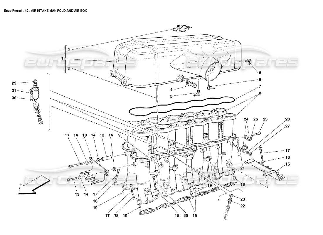 part diagram containing part number 191038