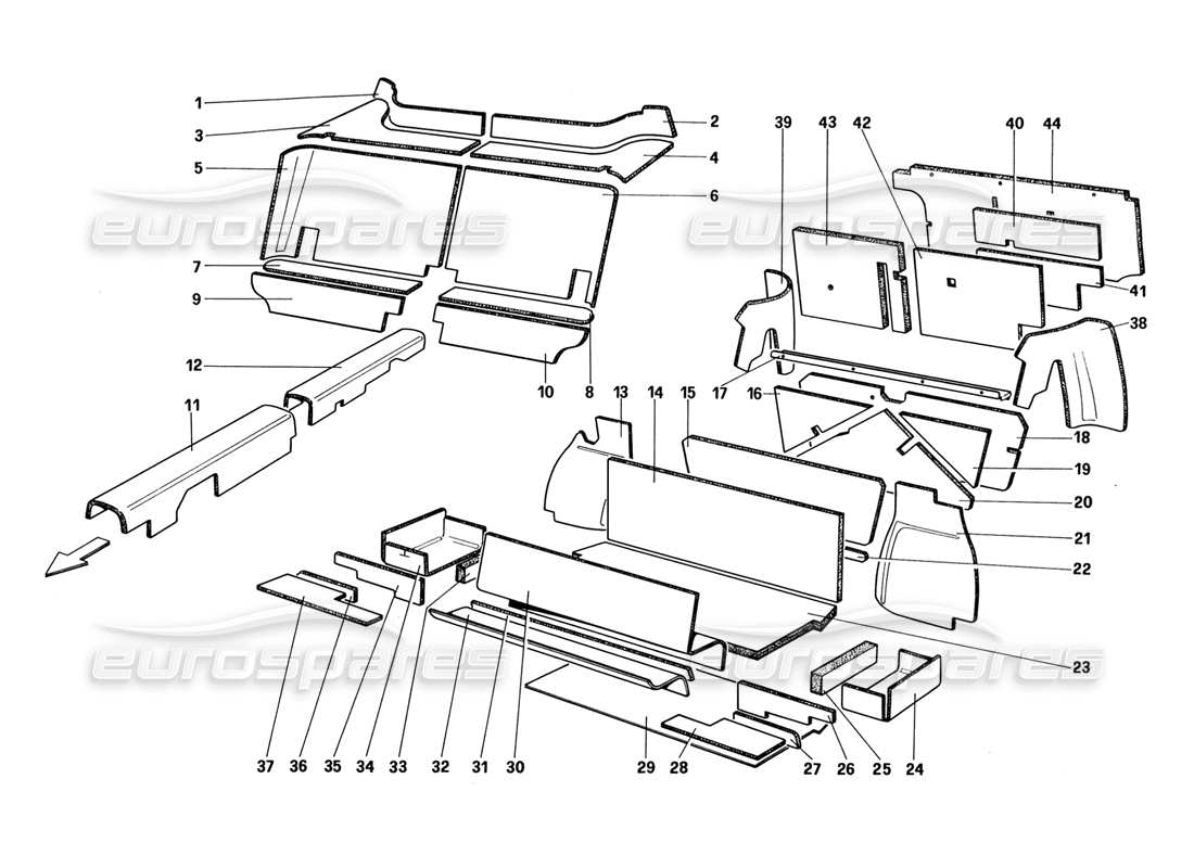part diagram containing part number 60353000
