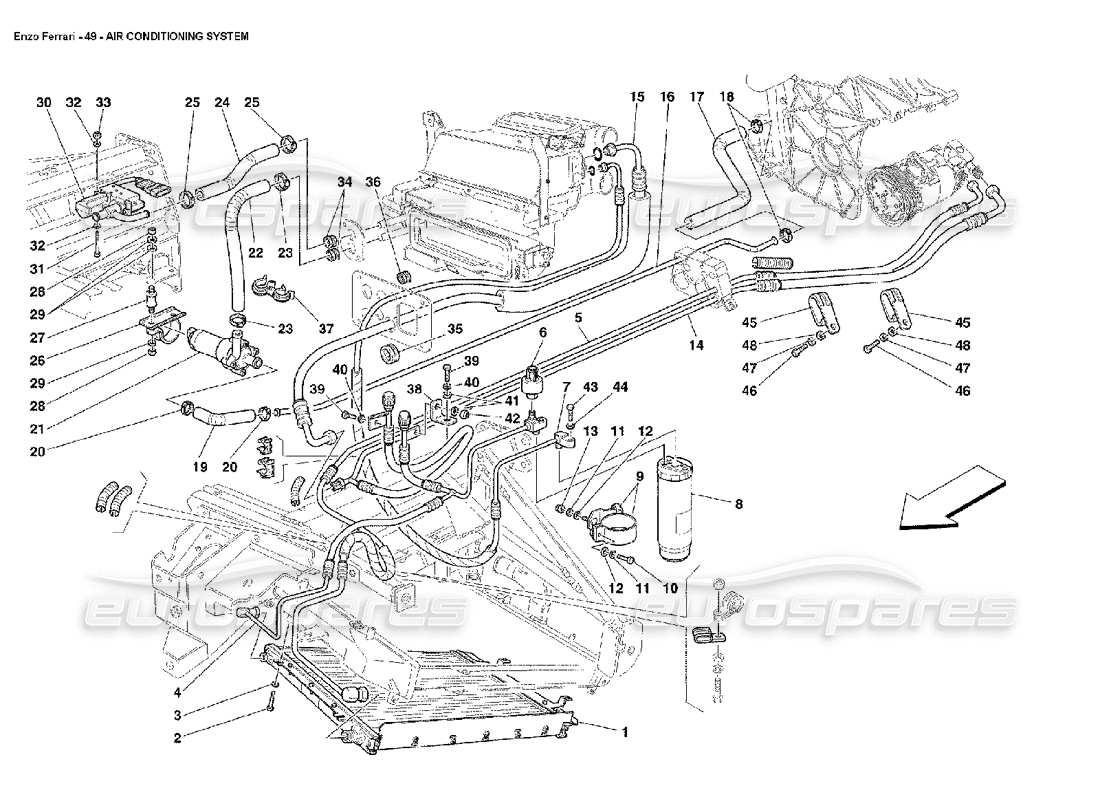 part diagram containing part number 67085500