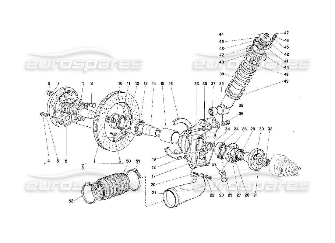 part diagram containing part number 70000603