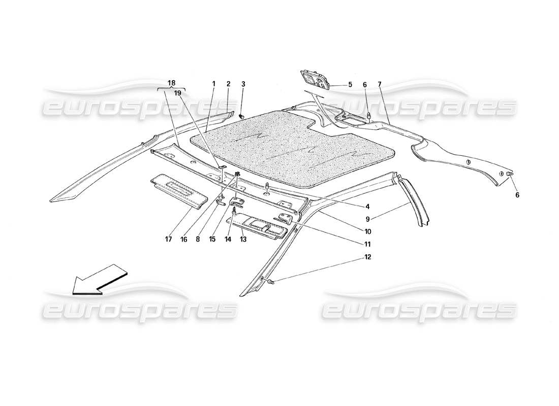 part diagram containing part number 62744000