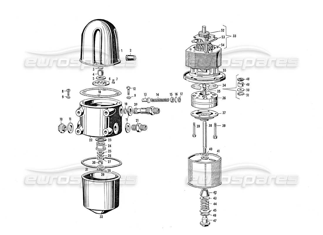 maserati mistral 3.7 injection pump parts diagram