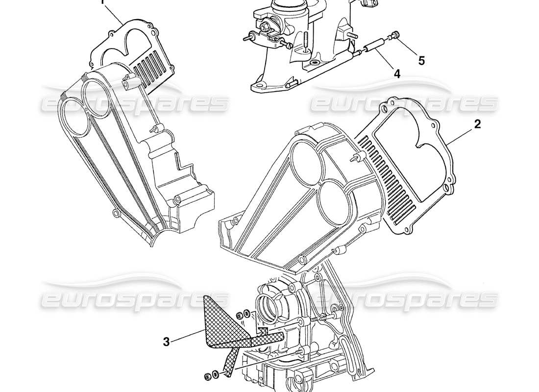 ferrari 355 challenge (1999) belt protections parts diagram