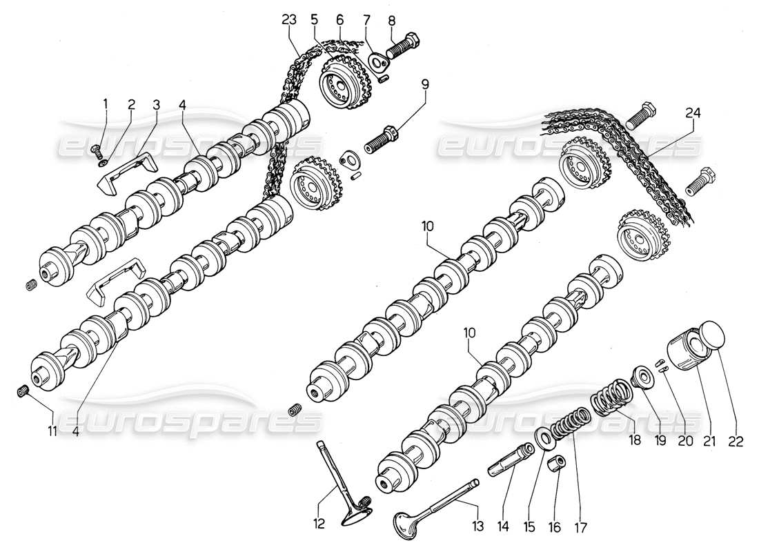 lamborghini urraco p300 distribution part diagram