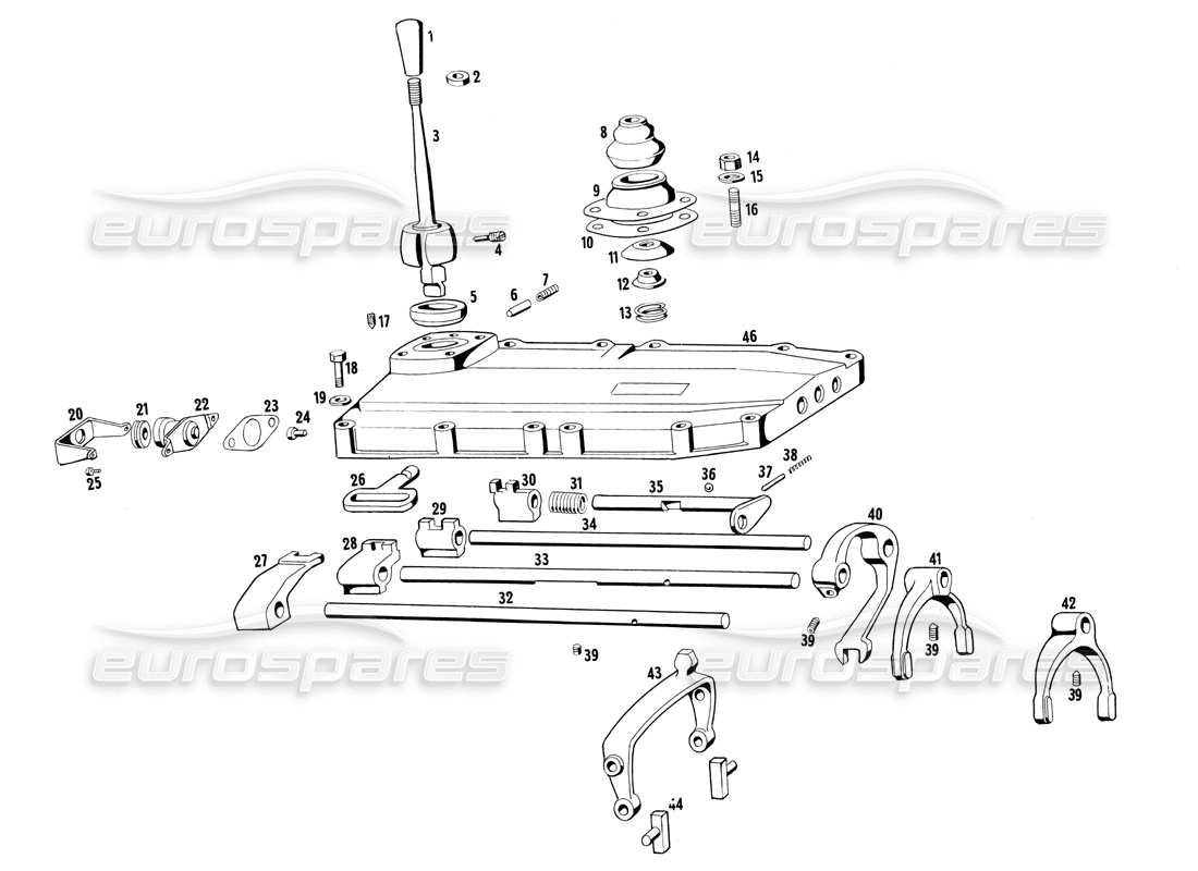 maserati ghibli 4.7 / 4.9 transmission control parts diagram