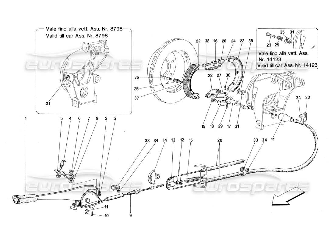 part diagram containing part number 134847