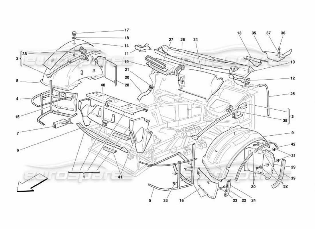 part diagram containing part number 65081800